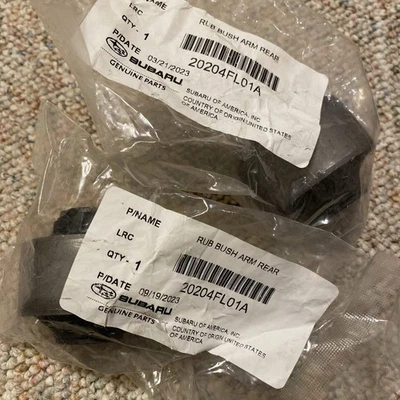 OEM (2) 2017-2023 Impreza Legacy Front Lower Control Arm Bushing Rear 20204FL01A - Image 1 of 3