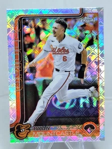 2025 Topps Chrome Baseball Ryan Mountcastle Logofractor Card #297 MLB Orioles - Picture 1 of 6