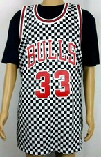 scottie pippen checkered jersey