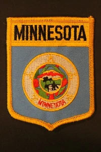 MINNESOTA STATE SHIELD PATCH - police park flag - Picture 1 of 2