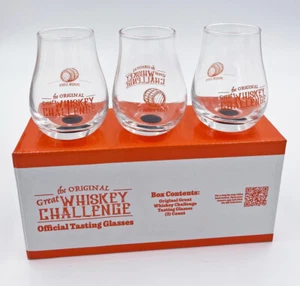 Kit de prueba de sabor ciego personalizado original Great Whiskey Challenge conjunto de gafas A/B/C - Imagen 1 de 2
