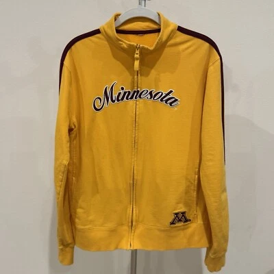 Minnesota Gophers Vintage Embroidered Zip Up Sweatshirt USA Approx Medium No Tag - Image 1 of 4