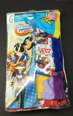 DC Super Hero Hipster Niña Talla 4 Nuevo Con Etiquetas Foto 1 de 4