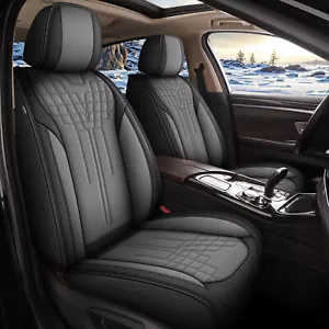 Car Seat Covers Full Set PU Leather Waterproof Fit for Volkswagen Taos 2022-2025 - Picture 1 of 7