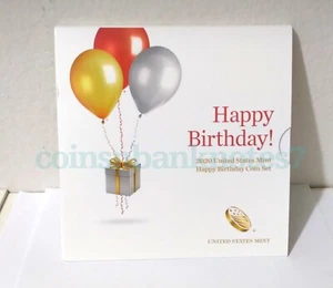 Juego de feliz cumpleaños 2020 US Mint paquete vacío/todo menos monedas. - Imagen 1 de 4