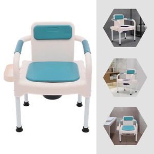 Cómodas de cabecera silla silla inodoro cómoda inodoro con reposabrazos hogar - Imagen 1 de 12