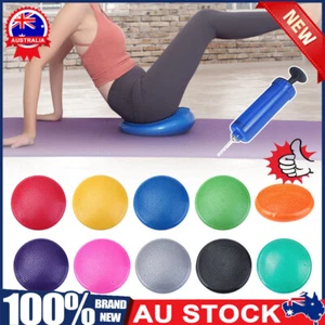 Stability Balance Cushion Wobble Air Disc Ankle Knee Strength Rehab Exercise TO - Picture 1 of 25