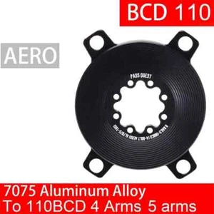 Chainring Adapter Spider 110BCD Converter Sprocket 4 5 Bolt Road Bike 8 Bolt - Picture 1 of 30
