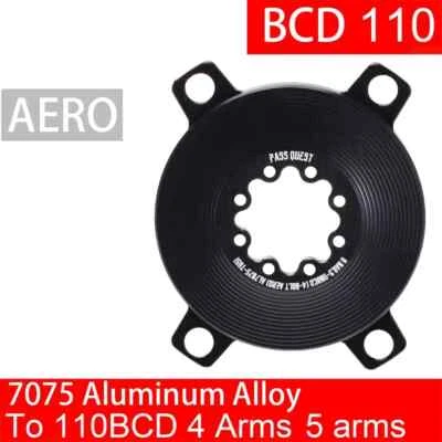 Adaptador de plato Spider 110BCD convertidor piñón 4 5 pernos bicicleta de carretera 8 pernos  Foto 1 de 4