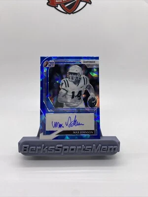 Max Johnson 2022 Leaf Metal Pro Set RC Auto 16/25 - Image 1 of 3