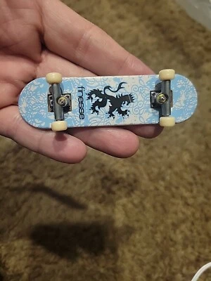 Vtg Tech Deck Fingerboard FINESSE Skating Lion King Crown LOGO Black - Image 1 of 4