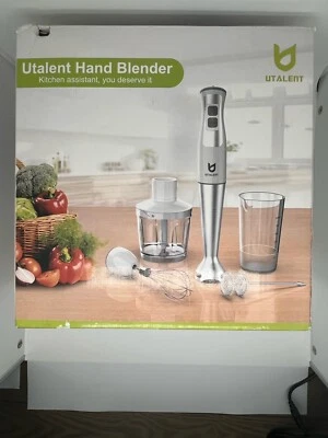 UTALENT HAND BLENDER - KITCHEN ASSISTANT, COLOR WHITE 5  PIECE 8 SPEEDS - Image 1 of 4