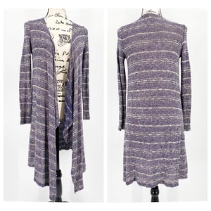 Charlotte Russe Women’s Open Front Long Cardigan Sweater Size XS 29354 - Picture 1 of 8