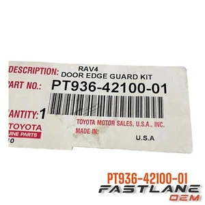 2006-2012 TOYOTA RAV4 DOOR EDGE GUARD KIT NEW OEM PT936-42100-01 - Picture 1 of 8
