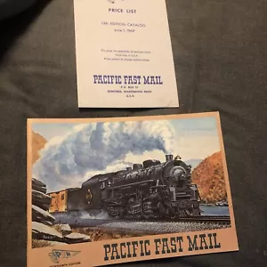 Tenshodo Trains Pacific Fast Mail 1969 Model Train Catalog Complete - Picture 1 of 9