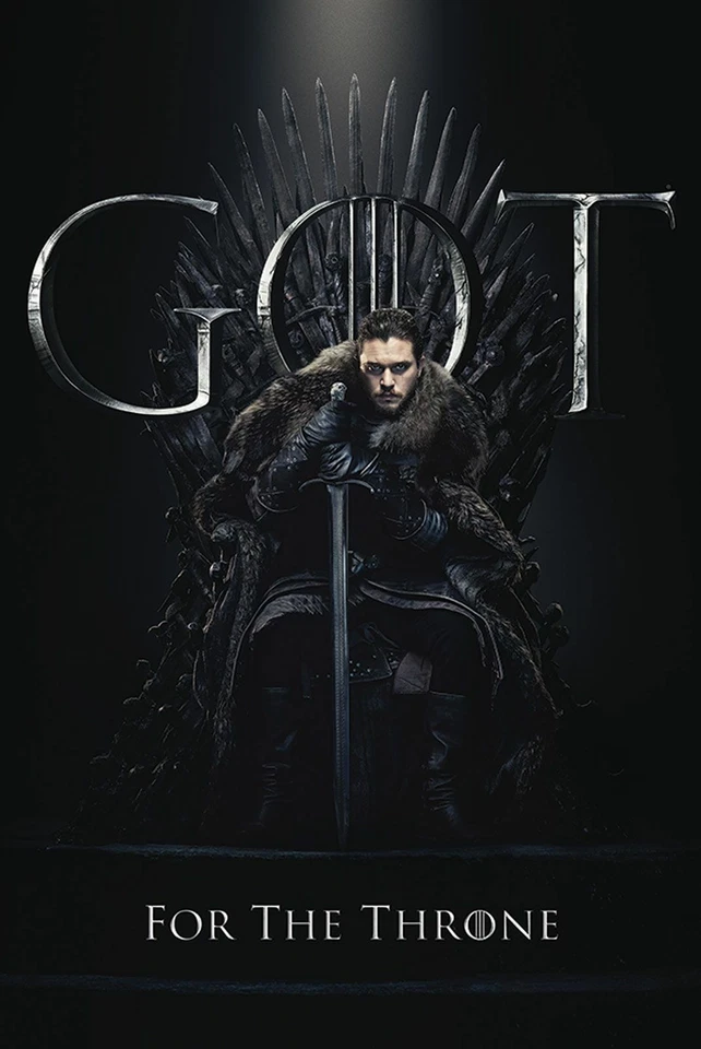 Game of Thrones Jon For The Throne Poster Plakat Wandposter Wandbild 61x91,5 cm