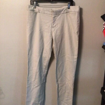 CALVIN KLEIN Women's Pants Sz 12 Beige Khaki Casual - Image 1 of 4