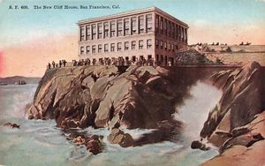 SAN FRANCISCO CA NEW CLIFF HOUSE 1910 VINTAGE POSTCARD 070124 T - Picture 1 of 2