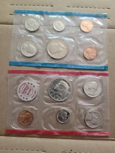 1972 US Mint Set 11 Coins Original Envelope - Picture 1 of 3