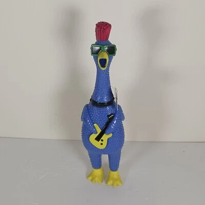 Rock N' Roll Chicken Ja-Ru Squawkin' Chik'N Noise Maker Guitar Squeak Squeezable - Image 1 of 4