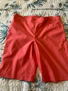 NWT Coral Bay Sz. 18 Stretch Dubarry Color Short Capris Pants - Picture 1 of 7
