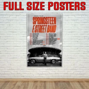 Bruce Springsteen 2023 : Live Concert Tour Poster XXL 36"x24" - Picture 1 of 2