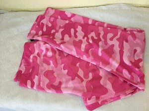 NWT Athletic Works Active Leggings Camo Pink Girls DriWorks Breathable ManySizes - Picture 1 of 2