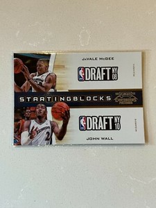 2010-11 Playoff Contenders John Wall Rookie / JaVale McGee Starting Blocks #9 RC