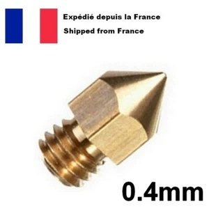 Buse MK8 0.4 1.75 nozzle printer imprimante 3D laiton brass Makerbot - Photo 1/7