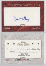 2008 TRISTAR Signa Cuts Cut Auto Hidden Treasures Red /83 Don Mattingly Auto