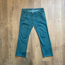 Industry Of All Nations Clean Jeans- 32" Waist- Indian Forest Green- Eco Organic