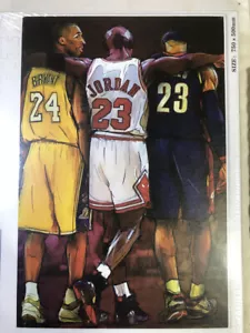 Puzzle basket Kobe Bryant & Michael Jordan 1000 pezzi H, qualità LEGNO - Foto 1 di 5