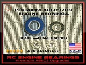 OS RC engine BEARINGS ABEC3c3 56 FSA 52 Surpass OS FSA72 engine  Magnum 52 XL FS - Picture 1 of 2