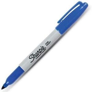 Sharpie Fine Point Permanent Marker Pen (Blue) ‎S0810990