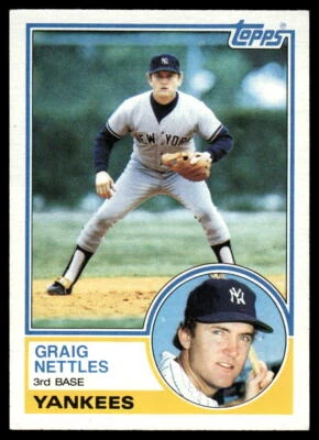 1983 Topps #635 Graig Nettles - Image 1 of 2