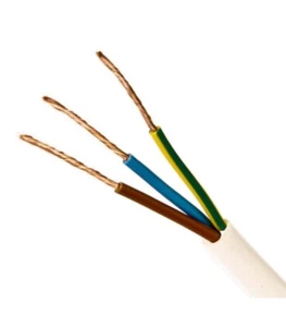 PVC kabel 3G2,50 H05VV-F Weiß - Bild 1 von 1