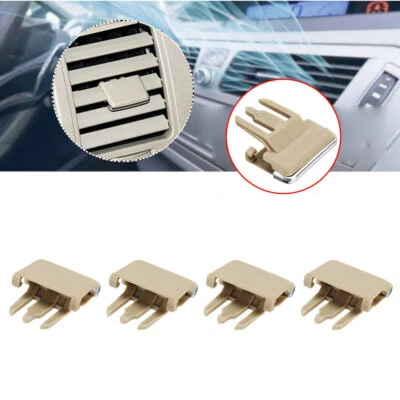 4 зажима для нарезки лезвия Лувра на центральную панель вентиляционного отверстия кондиционера автомобиля - Изображение 1 из 4