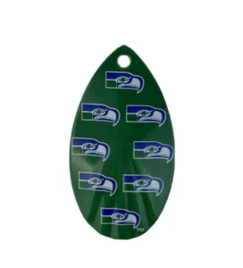NFL Seattle Seahawks Repeat Logo Vintage Teardrop Spinner Size Regular - Picture 1 of 1