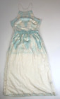 DV Dolce Vita Womens Small Rayan Petticoat Embroidery Silk Cotton Maxi Dress