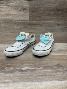 Zapatilla deportiva Converse All Star doble lengua verde azulado/amarillo para mujer talla 7 - Imagen 1 de 8