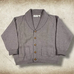 Vintage Orvis Shawl Collar Cardigan Sweater Men’s Size L Wool Blend Heavy Knit - Picture 1 of 9