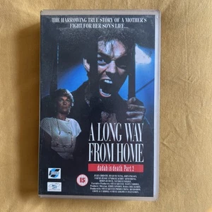 a long way from home - dadah is death part 2 RARE PAL VHS EX rental big box - Picture 1 of 4