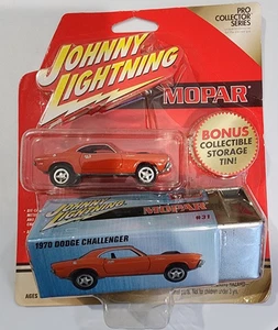 Johnny Lightning Mopar 1970 Dodge Challenger #31 Pro Collector Series w/ Tin - Picture 1 of 3