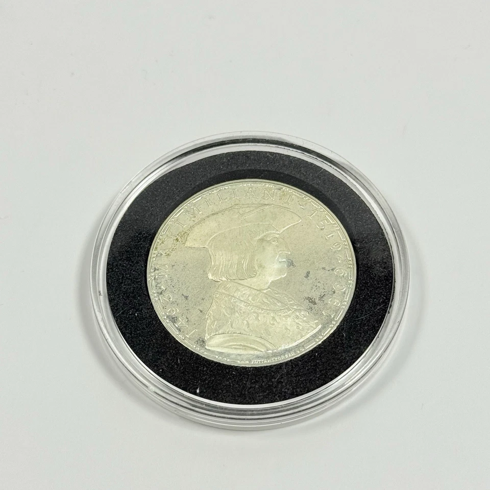 1969 AUSTRIA Silver Coin 50 Schilling 450th Anniversary Death of Maximilian I - Image 1 of 2