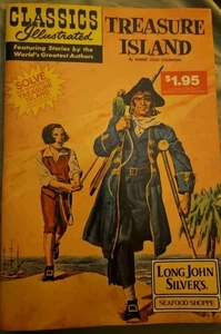 Treasure Island Classic Illustrated Long John Silver's. Stories By Greatest Auth - Picture 1 of 6