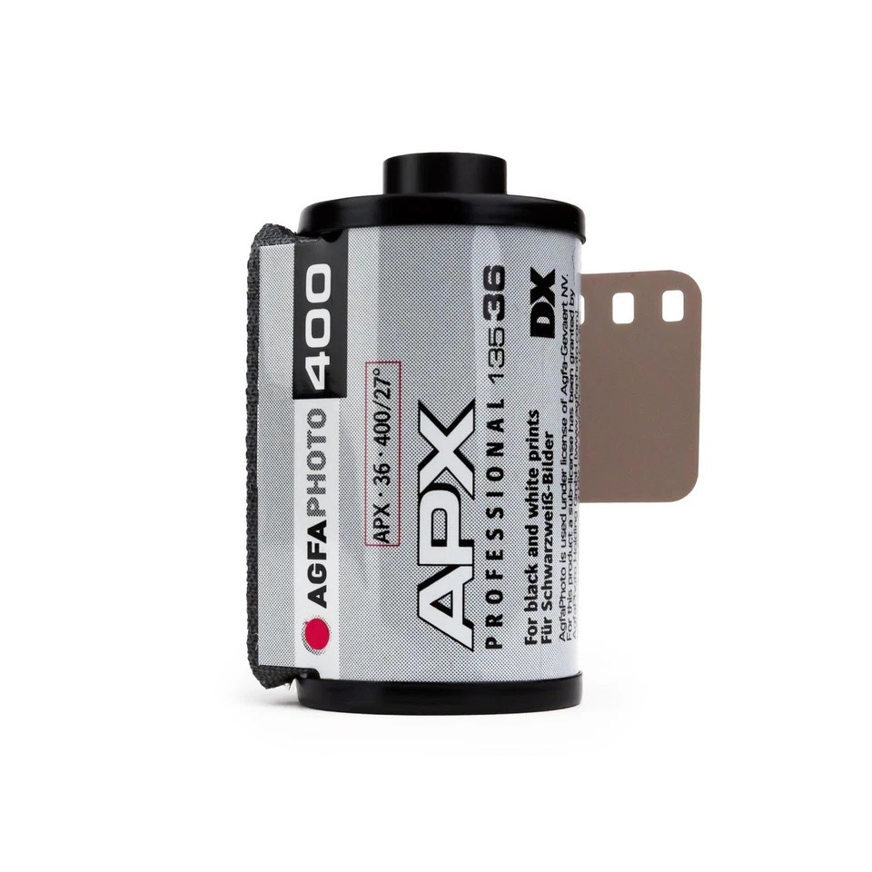 Agfa APX 400 135-36 S/W b/w Schwarz- Weißfilm Schwarzweißfilm Kleinbildfilm 35mm - Bild 1 von 3