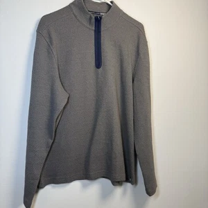 Southern Tide Herren Large Langarm meliert Outbound 1/4 Reißverschluss schattengrau - Bild 1 von 11