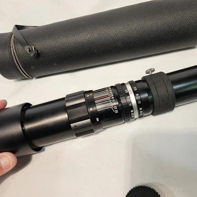 Teleobjetivo Soligor 1:6,3 F=400 mm con estuche de cuero montura Minota Foto 1 de 4