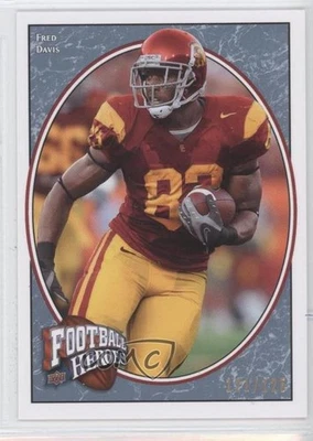 2008 Upper Deck Football Heroes Blue /125 Fred Davis #145 Rookie RC - Image 1 of 2