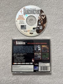Tom Clancy's Rainbow Six (Sega Dreamcast, 2000) No Manual Tested Working